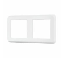 Рамка двухместная Arlight FRM-VERSA-PL-2-WH 043776
