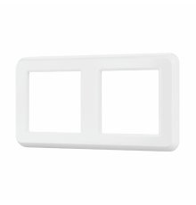Рамка двухместная Arlight FRM-VERSA-PL-2-WH 043776