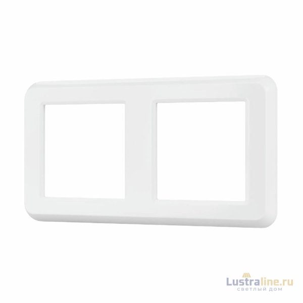 Рамка двухместная Arlight FRM-VERSA-PL-2-WH 043776