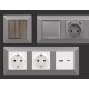 Рамка двухместная Ambrella Volt Line AF110502