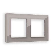 Рамка двухместная Ambrella Volt Platos AF330502