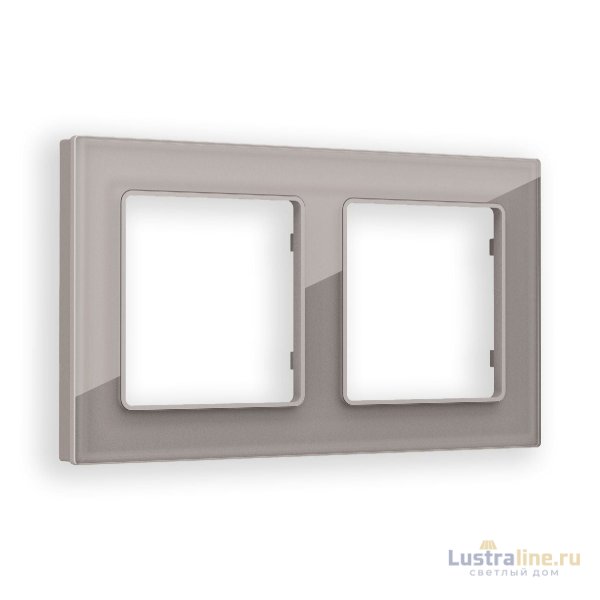 Рамка двухместная Ambrella Volt Platos AF330502