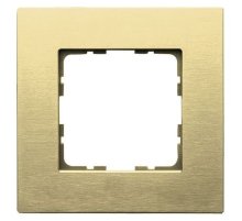 Рамка Jasmart G-Metal шампань 1-постовая G1001AG