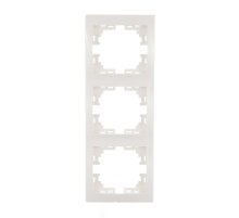 Рамка 3-местная вертикальная Lezard Mira 701-0200-153