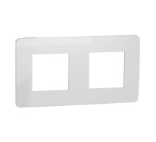 Рамка 2-постовая Schneider Electric Unica New NU280418
