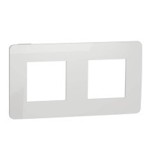 Рамка 2-постовая Schneider Electric Unica New NU280418
