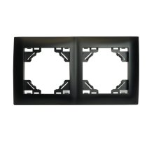 Рамка двухместная Stekker PFR00-9012-03 Эрна Элегант 49662