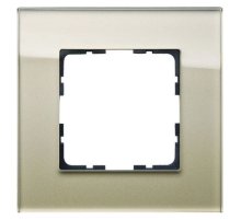 Рамка Jasmart G-Glass шампань 1-постовая G1001GG