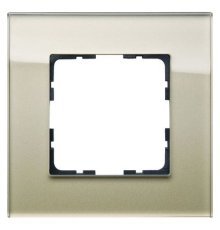 Рамка Jasmart G-Glass шампань 1-постовая G1001GG