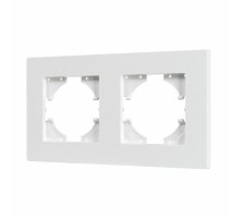 Рамка на 2 поста пластиковая Arlight FRM-PERIO-PL-2-WH 049750