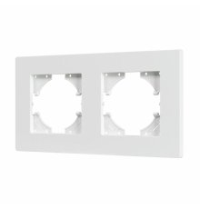 Рамка на 2 поста пластиковая Arlight FRM-PERIO-PL-2-WH 049750