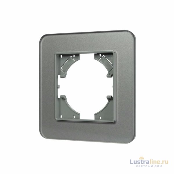 Рамка стеклянная на 1 пост Arlight FRM-OMALI-GS-1-GR 049665