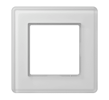 Рамка одноместная Jung AV581GLMWW