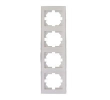 Рамка 4-местная вертикальная Lezard Rain 703-0225-154 Рамка 4-местная вертикальная Lezard Rain 703-0225-154