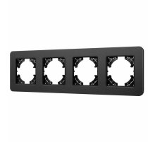 Рамка на 4 поста алюминиевая Arlight FRM-AKIRY-SFAL-4-BK 049744