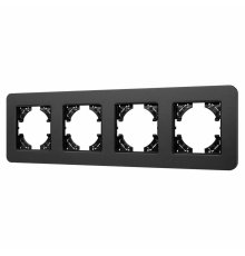 Рамка на 4 поста алюминиевая Arlight FRM-AKIRY-SFAL-4-BK 049744