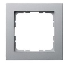 Рамка Jasmart G-Classic 1-постовая цвет алюминий поликарбонат G1001S