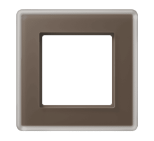 Рамка одноместная Jung AV581GLMMO Рамка одноместная Jung AV581GLMMO