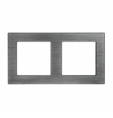Рамка на 2 поста Arlight FRM-PRESTO-ALS-2-GR 043856