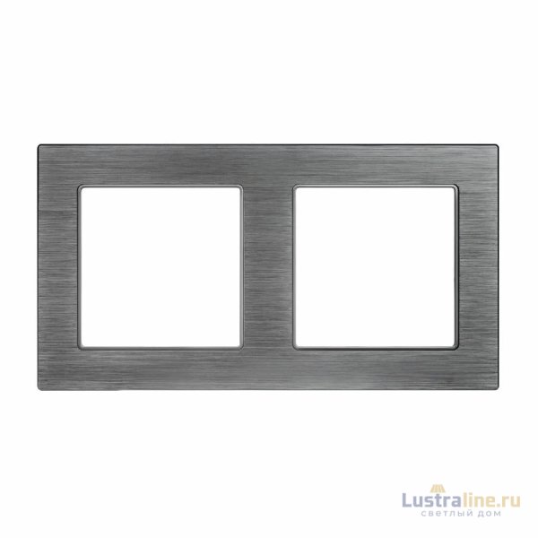 Рамка на 2 поста Arlight FRM-PRESTO-ALS-2-GR 043856