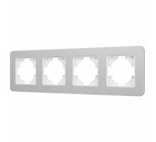 Рамка на 4 поста алюминиевая Arlight FRM-AKIRY-SFAL-4-SR 049743