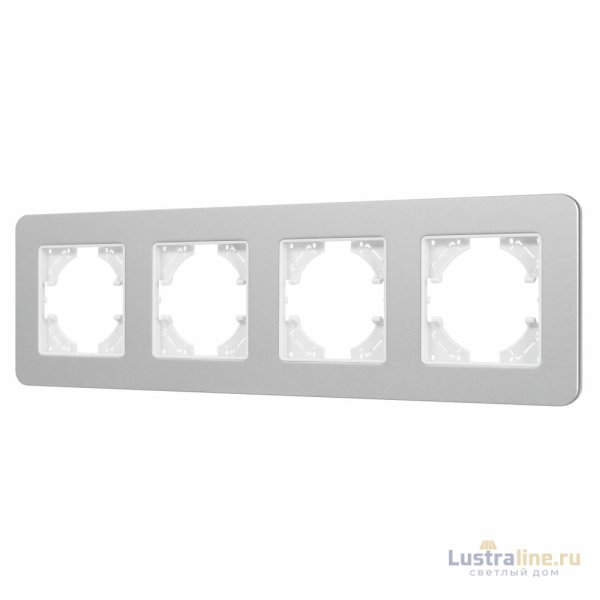 Рамка на 4 поста алюминиевая Arlight FRM-AKIRY-SFAL-4-SR 049743