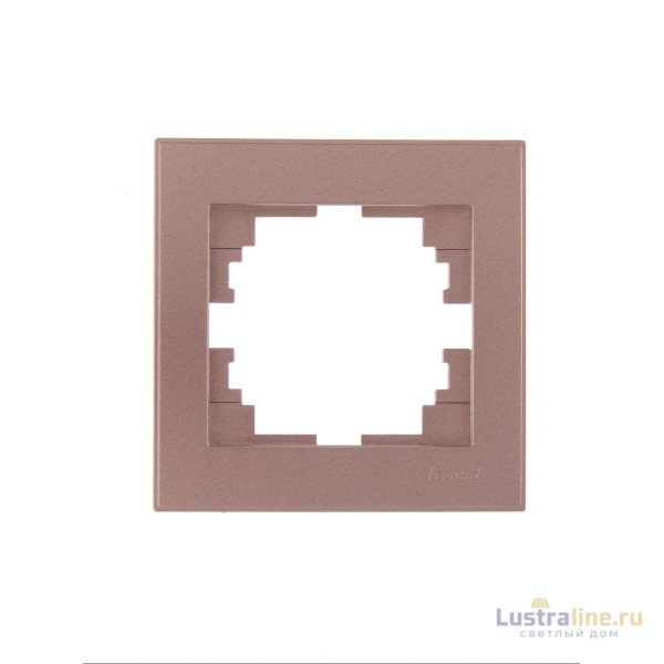 Рамка 1-местная горизонтальная Lezard Rain 703-3131-146