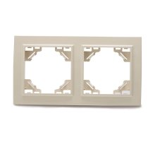 Рамка 2-местная горизонтальная Stekker PFR00-9002-02 39241