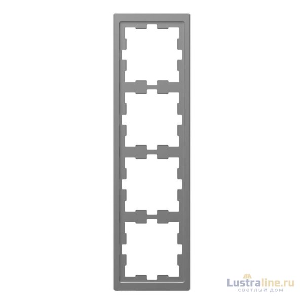 Рамка 4-постовая Schneider Electric Merten D-Life MTN4040-6536