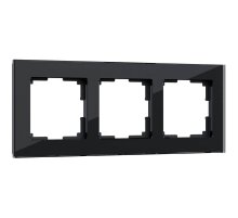 Рамка Werkel Favorit на 3 поста черный W0031108 4690389159787