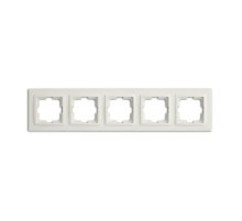 Рамка на 5 постов Mono Electric Despina жемчуг 102-250000-164