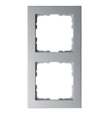 Рамка Jasmart G-Classic 2-постовая цвет алюминий поликарбонат G1002S