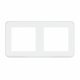Рамка двухместная Arlight FRM-VERSA-PL-2-WH 043776