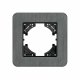 Рамка алюминиевая на 1 пост Arlight FRM-AKIRY-AL-1-BK 049681