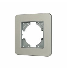 Рамка алюминиевая на 1 пост Arlight FRM-AKIRY-SFAL-1-SR 049684