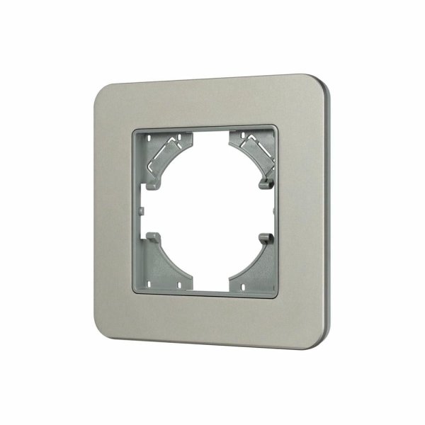 Рамка алюминиевая на 1 пост Arlight FRM-AKIRY-SFAL-1-SR 049684