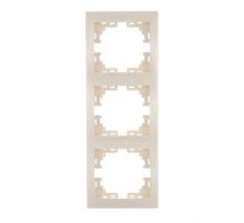 Рамка 3-местная вертикальная Lezard Mira 701-0300-153 Рамка 3-местная вертикальная Lezard Mira 701-0300-153