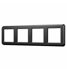 Рамка четырехместная Arlight FRM-VERSA-PL-4-BK 045188