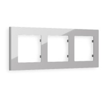 Рамка трехместная Ambrella Volt Techno AF220403