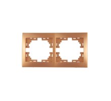 Рамка 2-местная горизонтальная Lezard Mira 701-1300-147 Рамка 2-местная горизонтальная Lezard Mira 701-1300-147