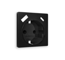 Лицевая панель для розетки с/з со шторками 2USB A+C Ambrella Volt Alfa AP8100