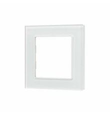 Рамка одноместная Arlight FRM-GLARE-GS-1-WH 043786