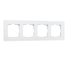 Рамка на 4 поста Werkel Favorit белый матовый W0041105 4690389159930