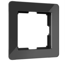 Рамка на 1 пост Werkel Acrylic черный 4690389184826 W0012708