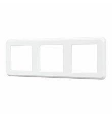 Рамка трехместная Arlight FRM-VERSA-PL-3-WH 043782