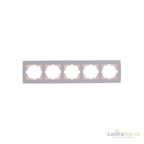 Рамка 5-местная горизонтальная Lezard Rain 703-0225-150