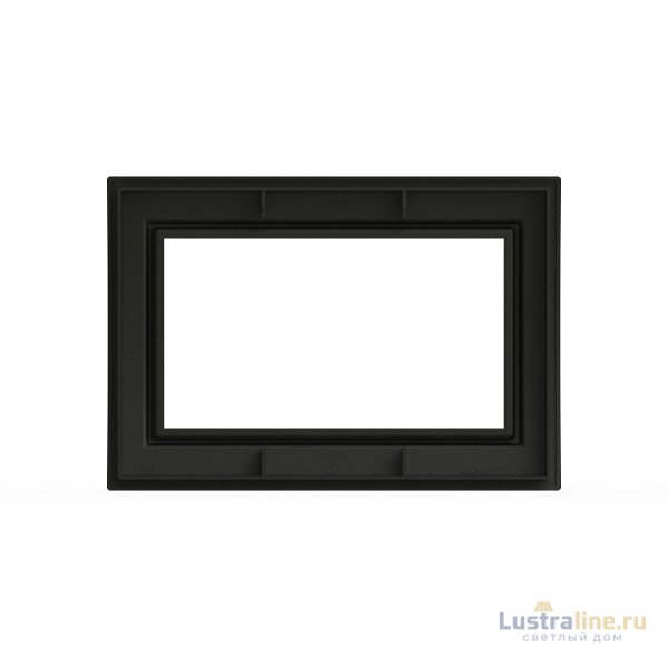 Рамка для двухместной розетки с заземлением ELBI Zena 608-011100-907