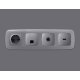 Лицевая панель для HDMI розетки Ambrella Volt Omega OP5140