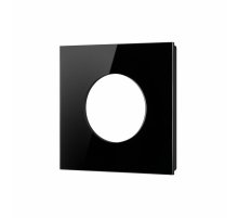 Рамка стеклянная на 1 пост Arlight FRM-GLARE-GC-1-BK 043833