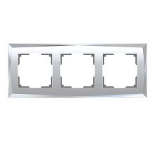 Рамка на 3 поста Werkel Diamant зеркальный W0031220 4690389158834